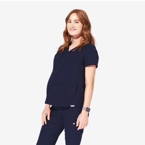 Figs Basa Maternity Scrub Top